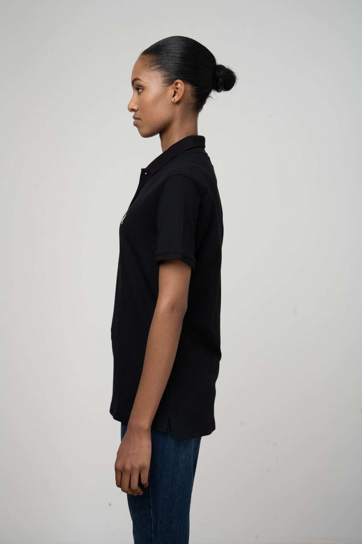 Polo Golf T Shirt Polo Women Margot Short Sleeve Golfer Black