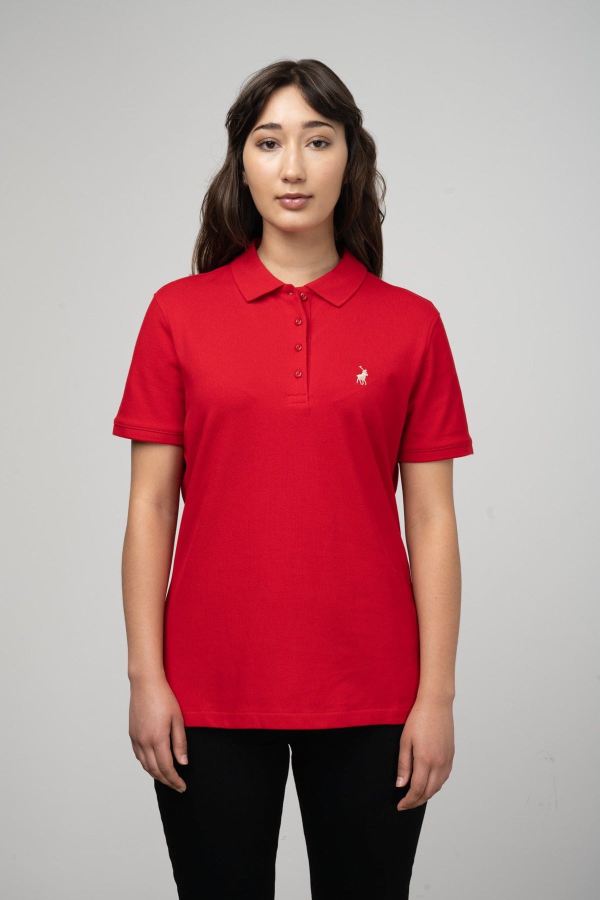 Polo Golf T Shirt Polo Women Margot Short Sleeve Golfer Red