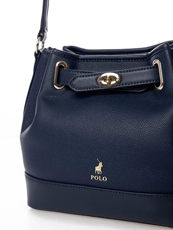 Polo Handbag Polo Carlton Bucket Sling Bag Navy