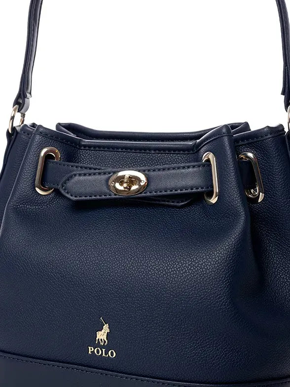 Polo Handbag Polo Carlton Bucket Sling Bag Navy