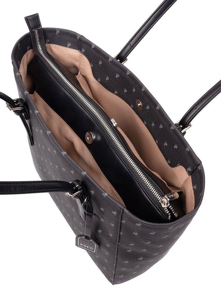 Polo Handbag Polo Iconic Medium Tote Black POS432115