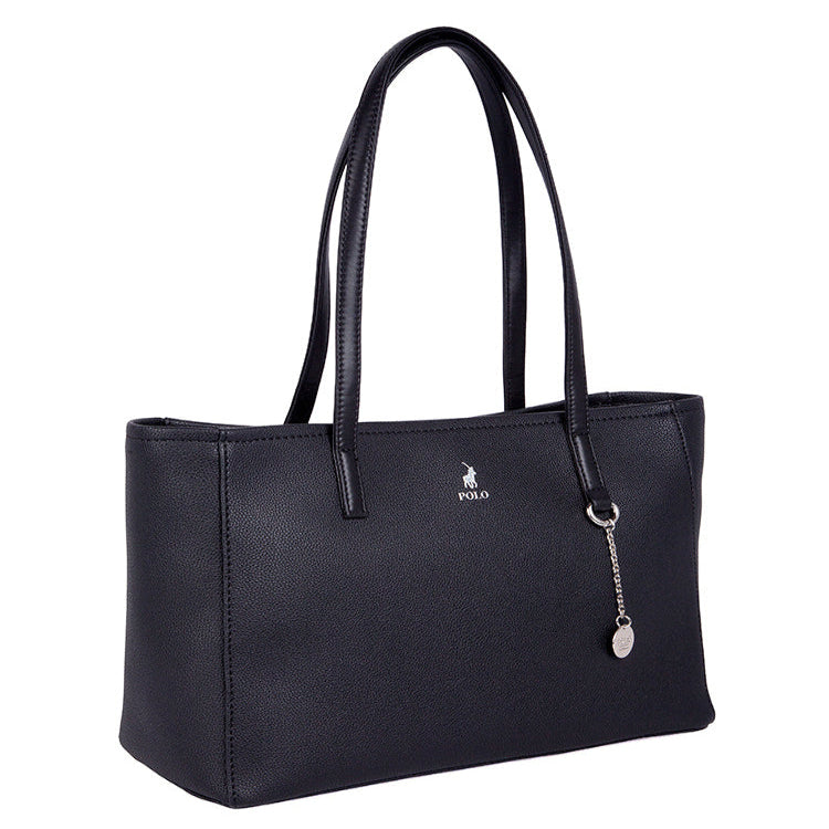 Polo Handbag Polo Lyon Medium Market Tote Black POS431125