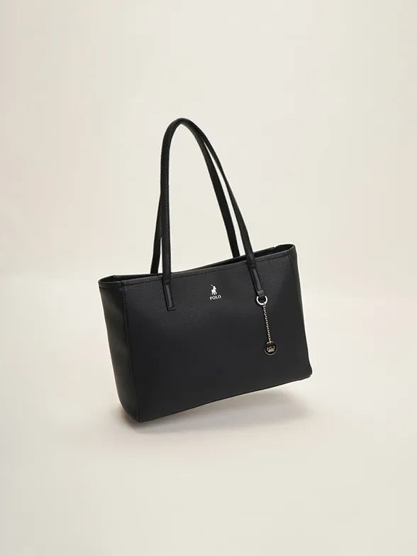 Polo Handbag Polo Lyon Medium Market Tote Black POS431125