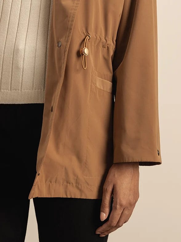 Polo Jacket Polo Ladies Long Sleeve Parka Jacket Camel