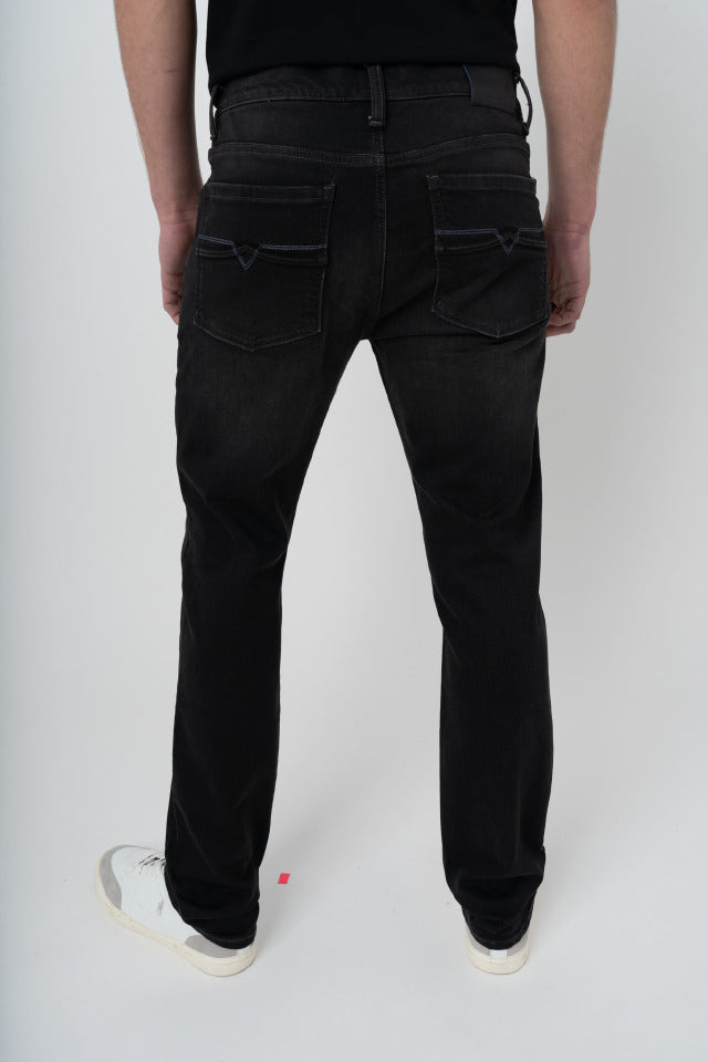 Polo Jeans Polo Men's Knitted Slim Denim Black