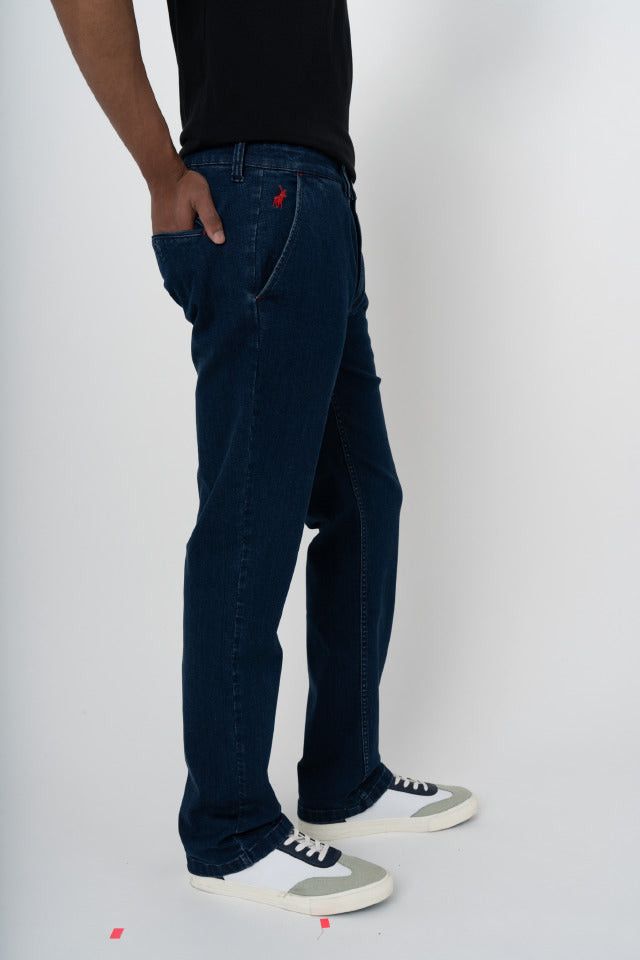 Polo Jeans Polo Men's Quarter Slant Jeans Dark Wash