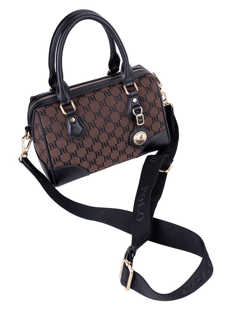 Polo Ladies Handbags Polo Mini Barrel Brown POS483152 (7775868321881)