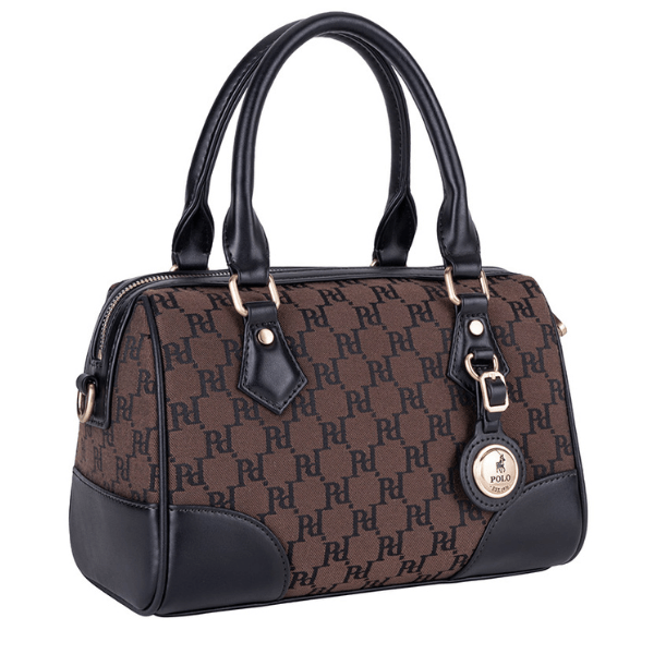 Polo Ladies Handbags Polo Mini Barrel Brown POS483152 (7775868321881)