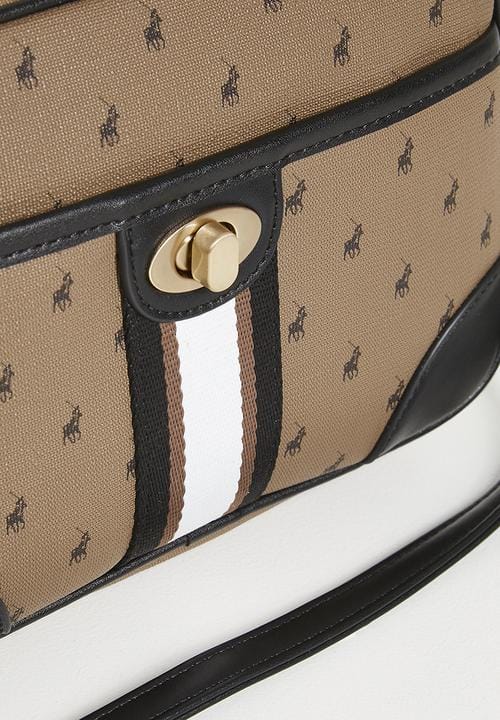 Polo Ladies Handbags Polo Oxford Crossbody Bag - Camel