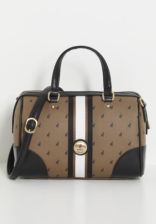 Polo Ladies Handbags Polo Oxford Shoulder Bag - Camel