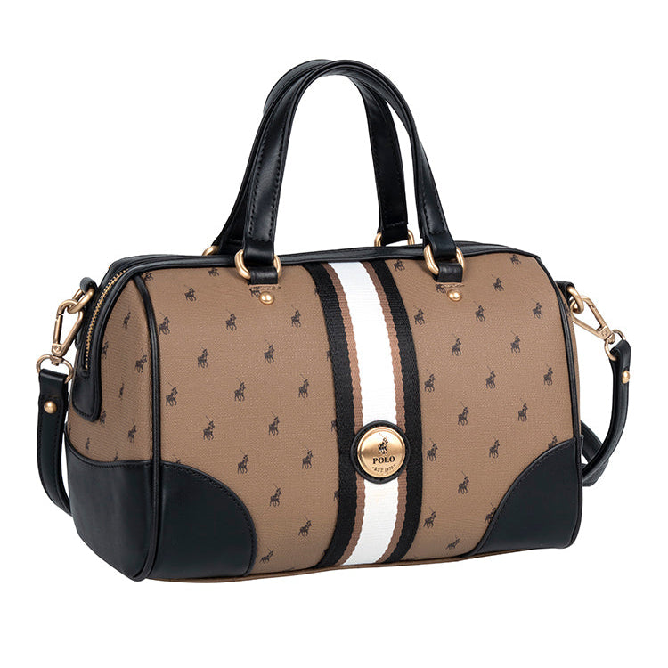 Polo Ladies Handbags Polo Oxford Shoulder Bag Camel POS513152