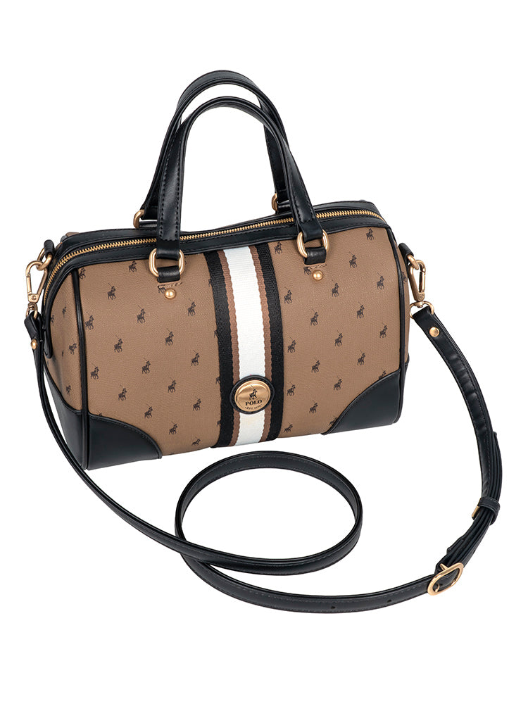 Polo Ladies Handbags Polo Oxford Shoulder Bag Camel POS513152