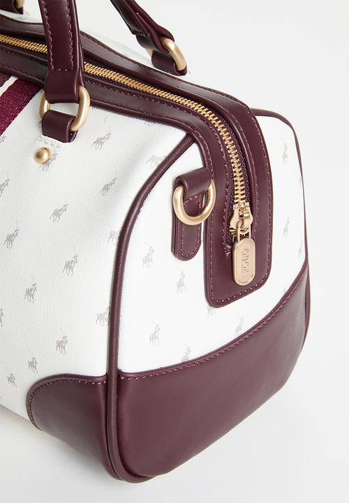 Polo Ladies Handbags Polo Oxford Shoulder Bag - White