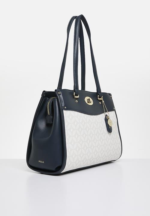 Polo Ladies Handbags Polo Preston Tote Bag Navy