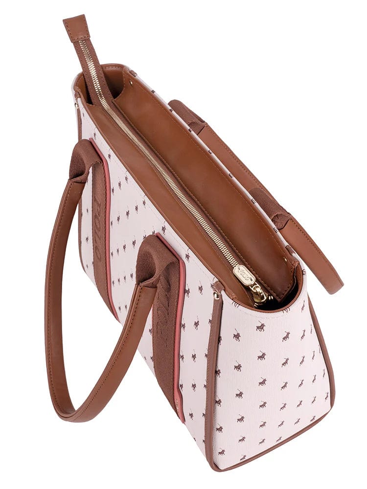 POLO Ladies Handbags Polo Sorrento Tote Cream (7779452715097)