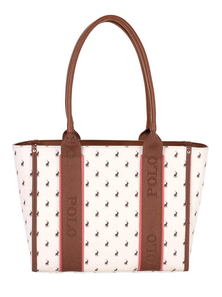 POLO Ladies Handbags Polo Sorrento Tote Cream (7779452715097)