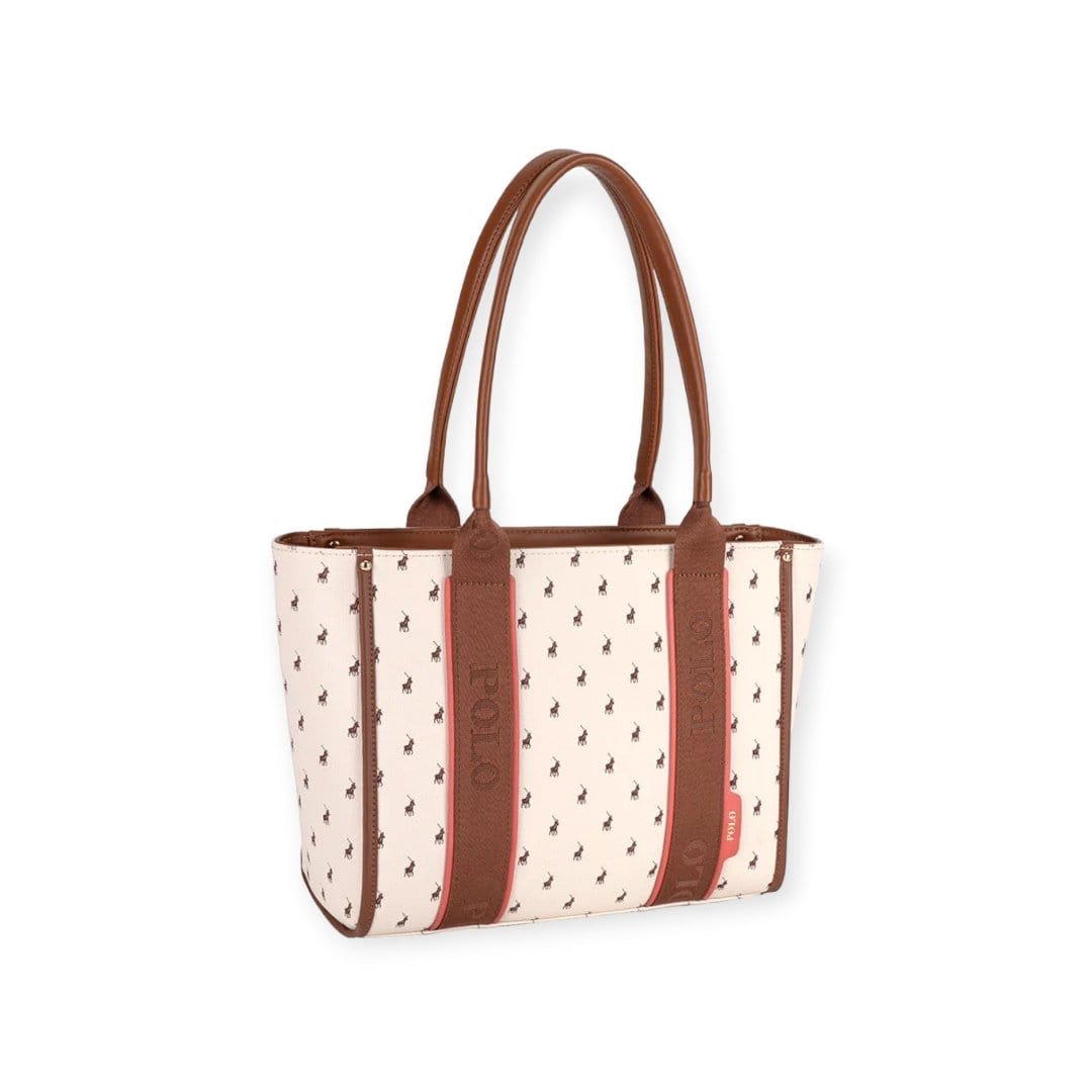 POLO Ladies Handbags Polo Sorrento Tote Cream (7779452715097)