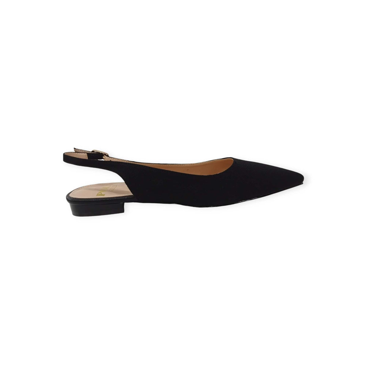 Polo Ladies Sandals Polo Women's Pointed Jacquard SlingBack Black (7809627324505)