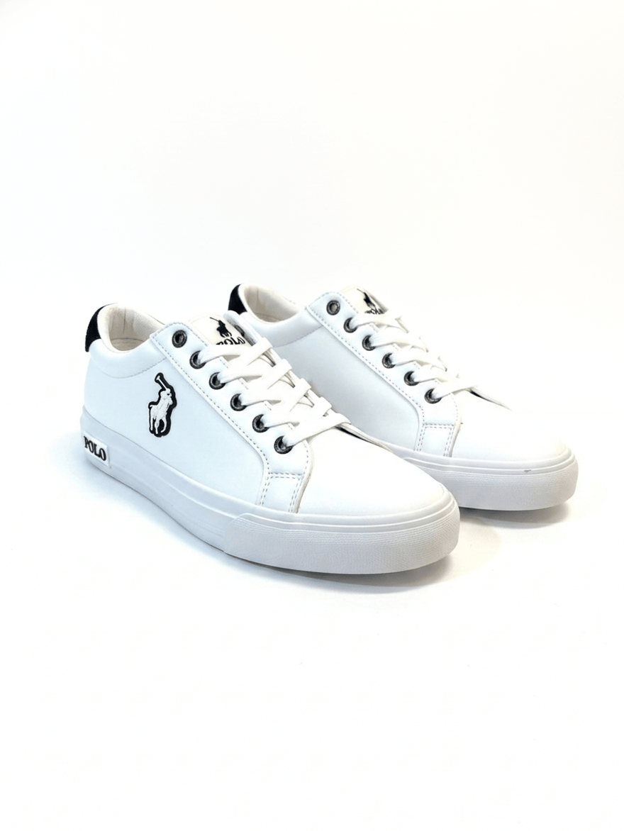 Polo Ladies Sneaker Polo Ladies Womens Platform Sneakers -White 0072519
