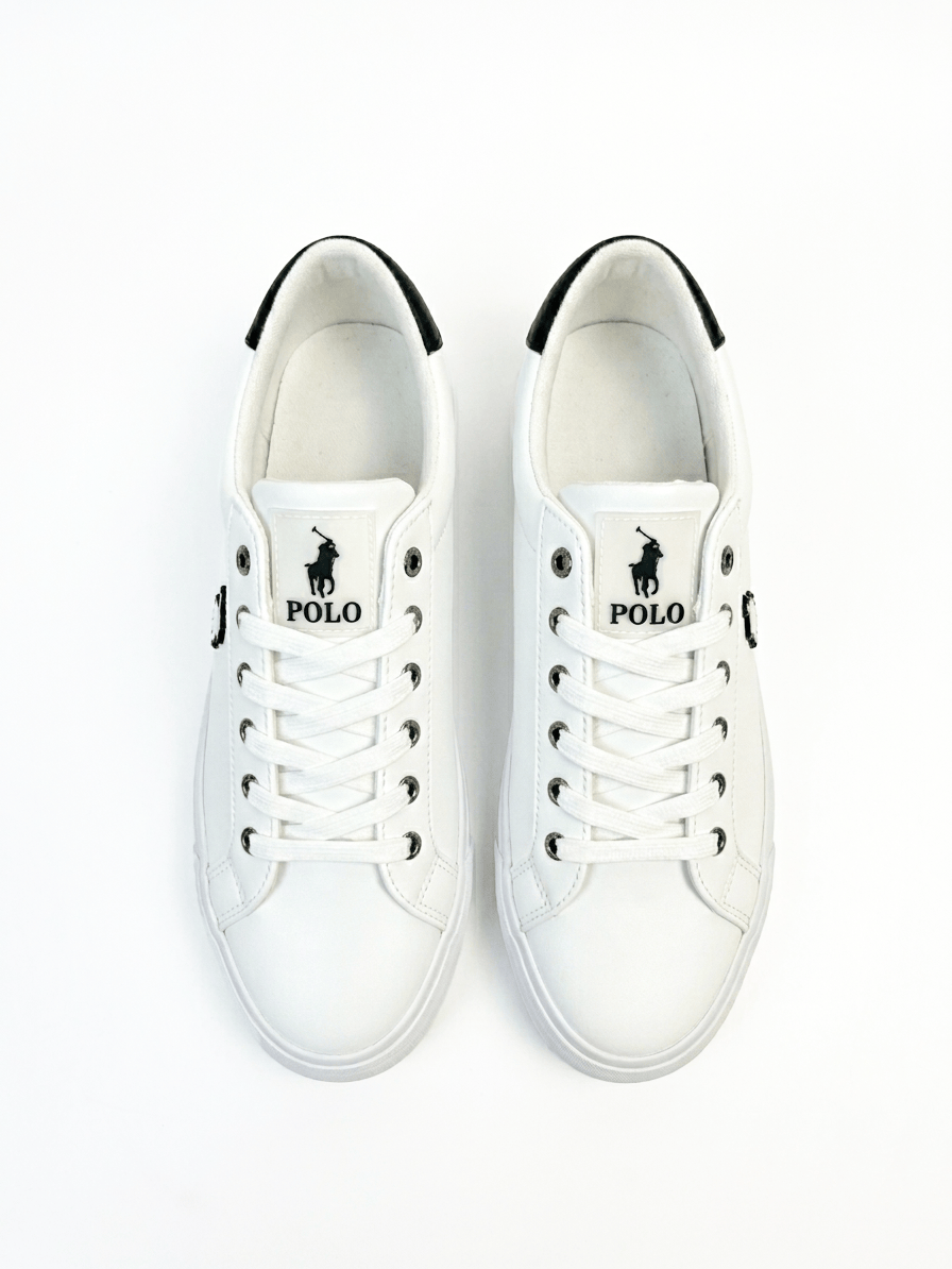 Polo Ladies Sneaker Polo Ladies Womens Platform Sneakers -White 0072519