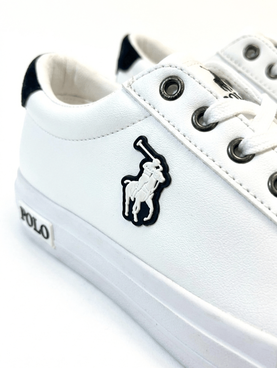 Polo Ladies Sneaker Polo Ladies Womens Platform Sneakers -White 0072519