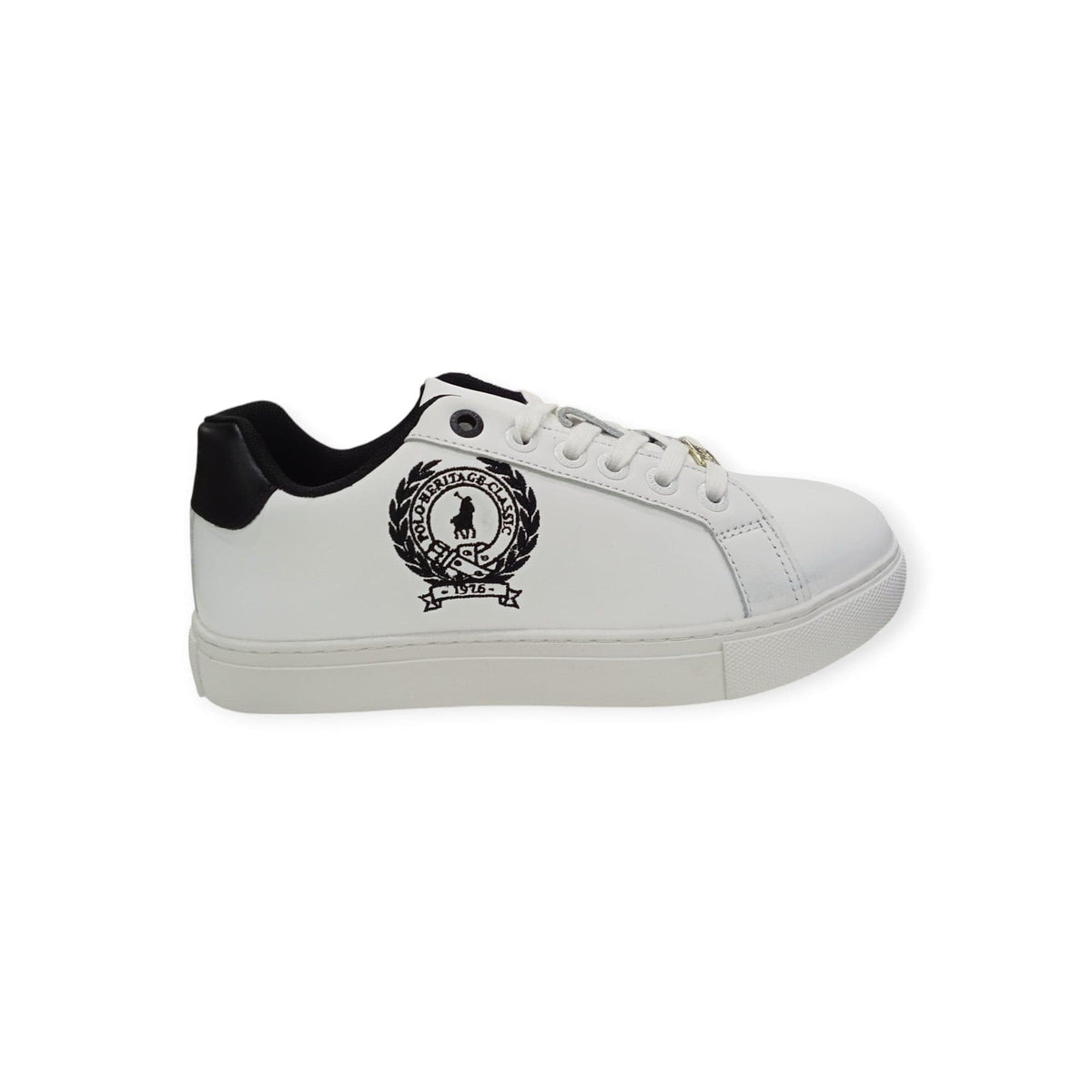 Polo Ladies Sneakers Polo Women's Crest Sneaker White/Black (7825300783193)