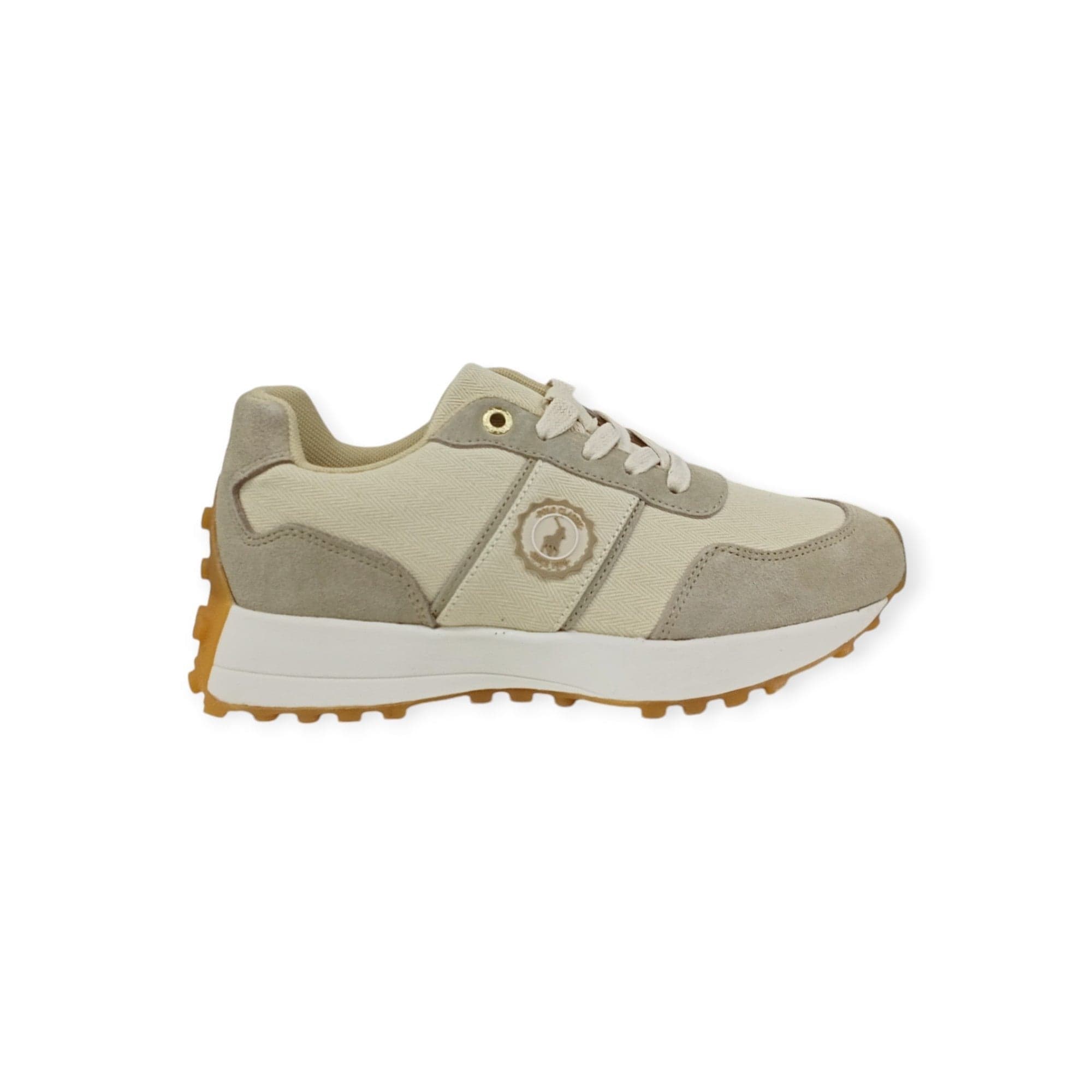 Polo Ladies Sneakers Polo Women's Herringbone Runner Off White (7802266157145)