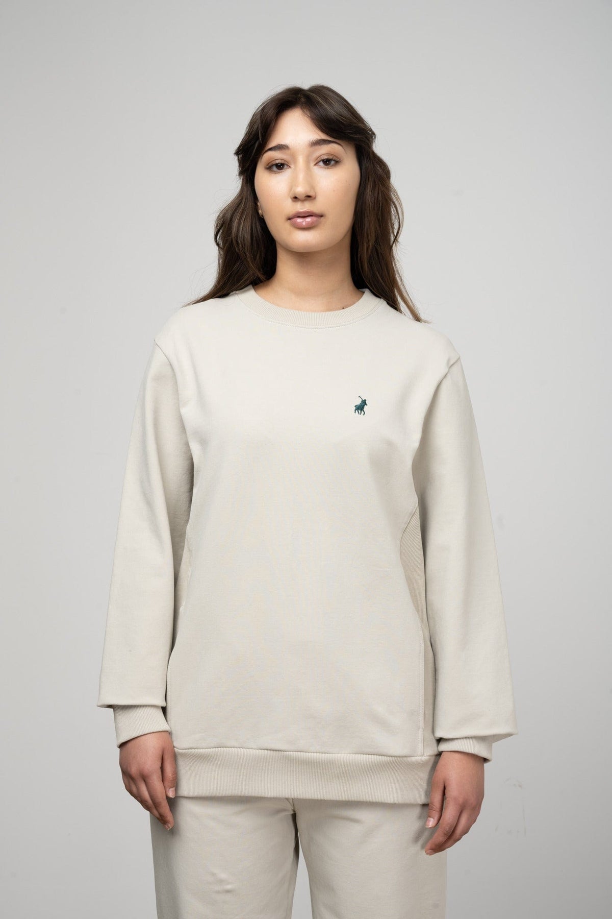 Polo Ladies Sweater Polo Women Hannah Track Top Putty