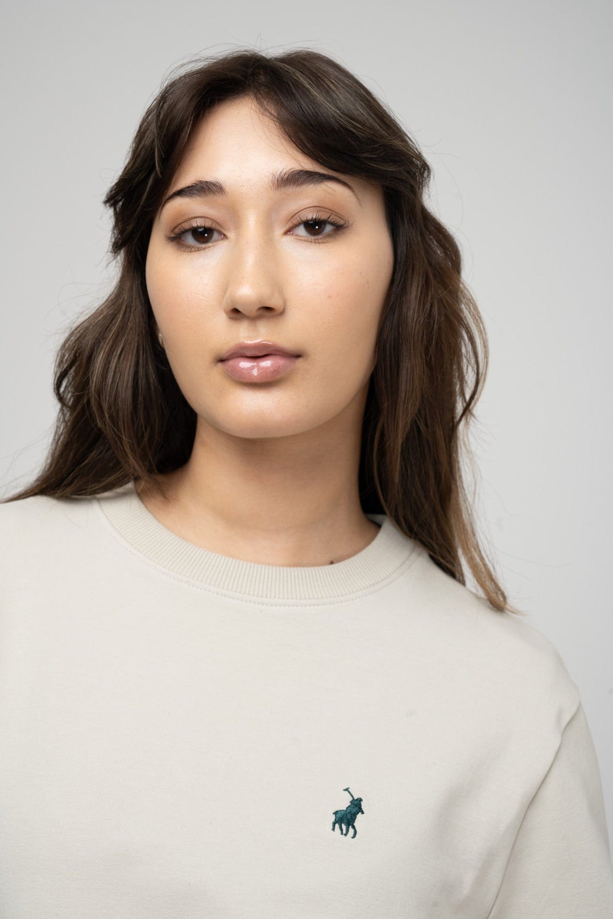 Polo Ladies Sweater Polo Women Hannah Track Top Putty