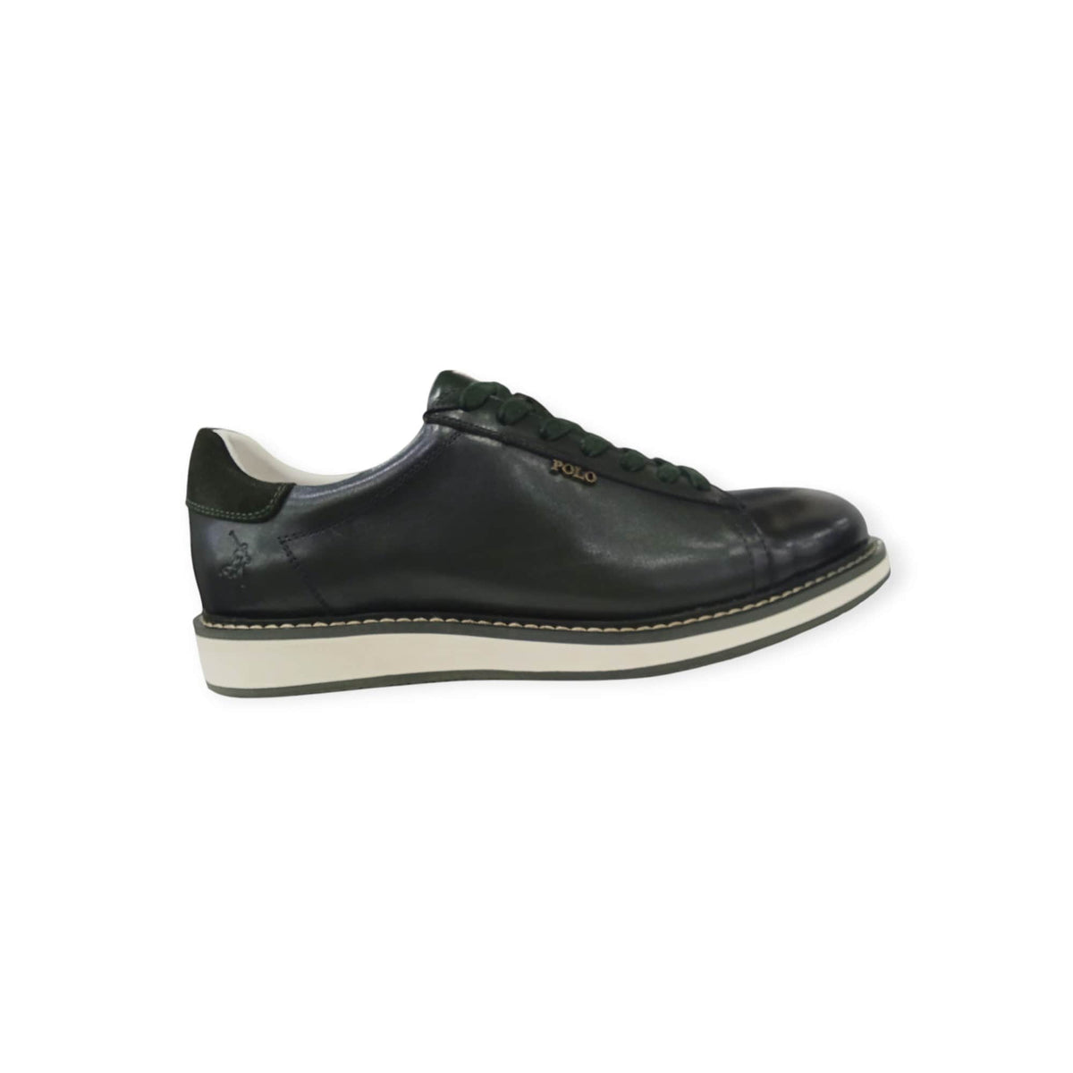 Polo Mens Sneakers 6 Polo Men's Formal Sneaker Olive