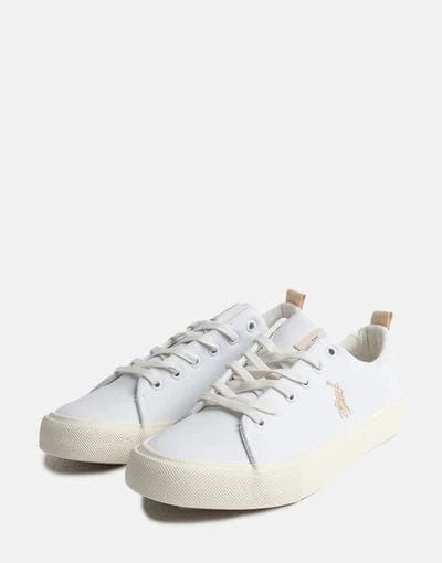 Polo Mens Sneakers Polo Basic White Sneakers (7794871763033)