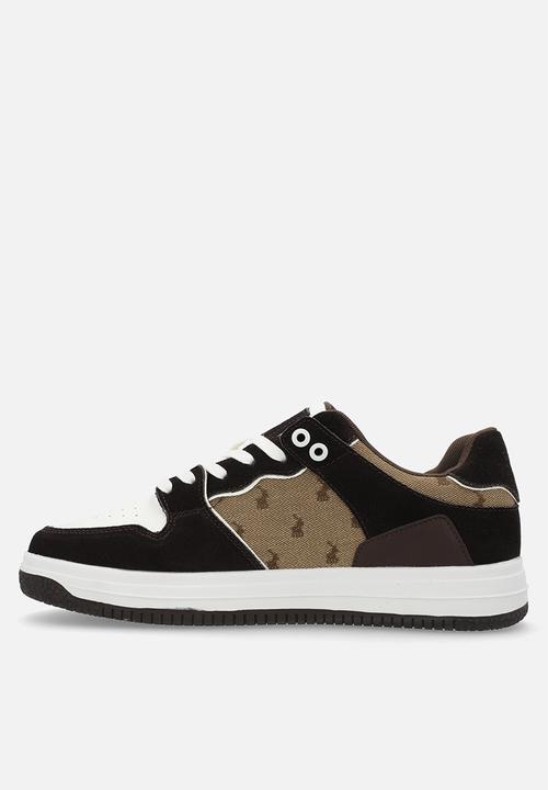 Polo Mens Sneakers Polo Colour Block Jacquard Sneakers Stone