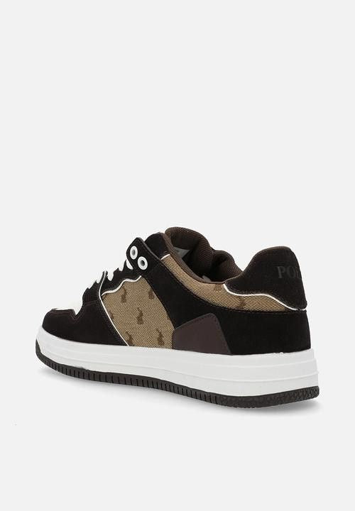 Polo Mens Sneakers Polo Colour Block Jacquard Sneakers Stone