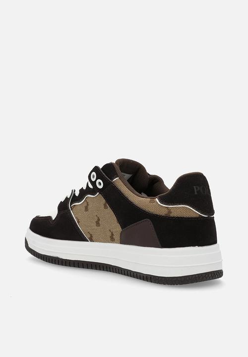 Polo Mens Sneakers Polo Colour Block Jacquard Sneakers Stone