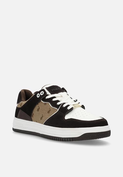 Polo Mens Sneakers Polo Colour Block Jacquard Sneakers Stone