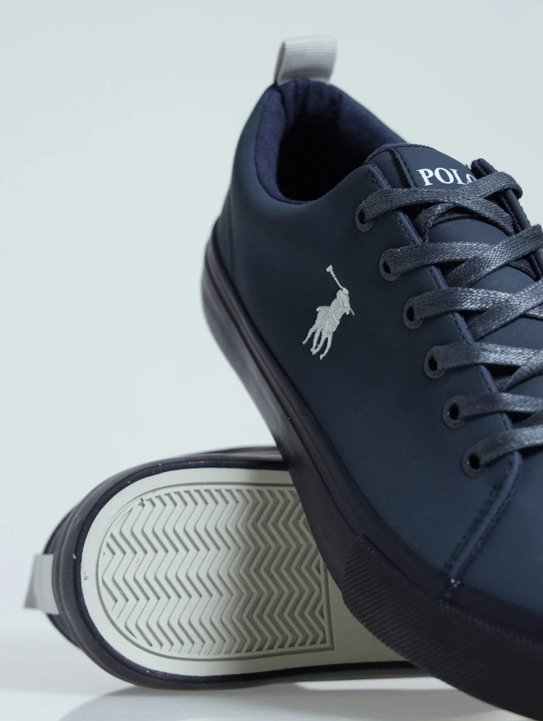 Polo Mens Sneakers Polo Embroidered Logo Basic Sneaker Navy (7794885263449)