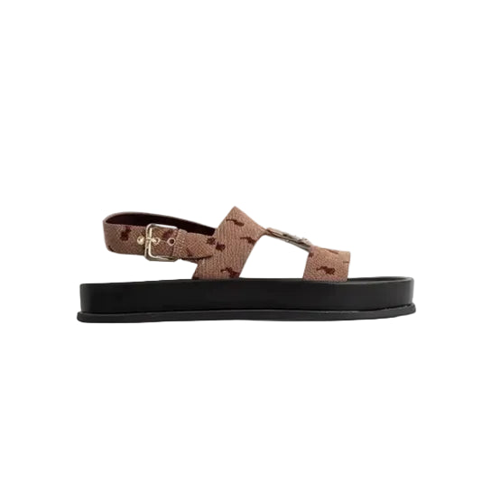 Polo Womens Moulded Trim Sandal-Burgundy 0067836.