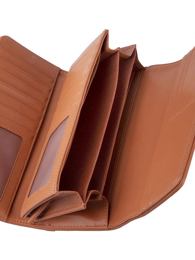 Polo New Iconic Trifold Purse-Brown POS432402.