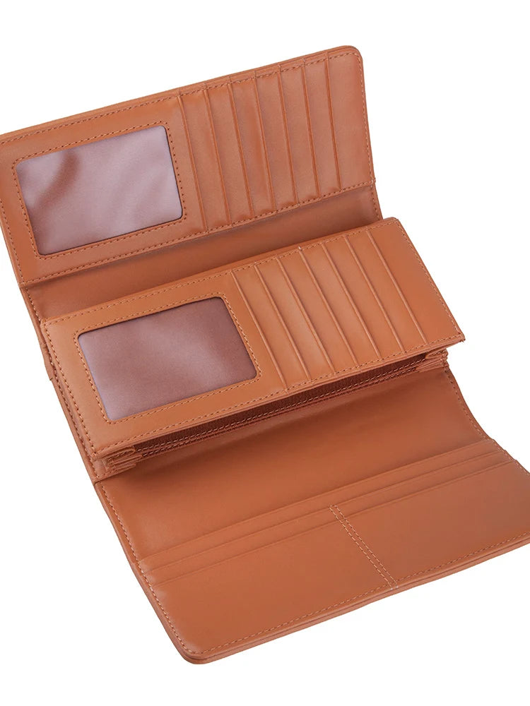 Polo New Iconic Trifold Purse-Brown POS432402.