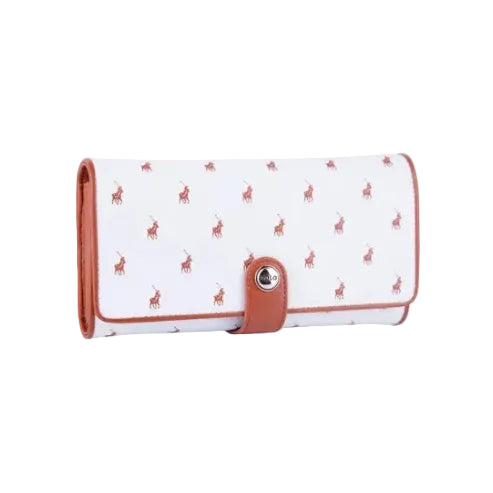 Polo New Iconic Trifold Purse-White POS432401