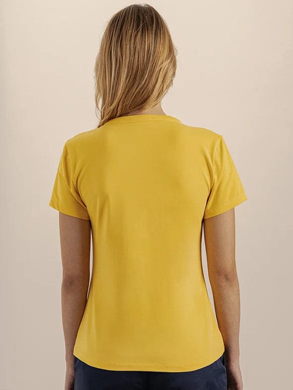 Polo Polo Ladies Allie Tee Yellow (7396295016537)