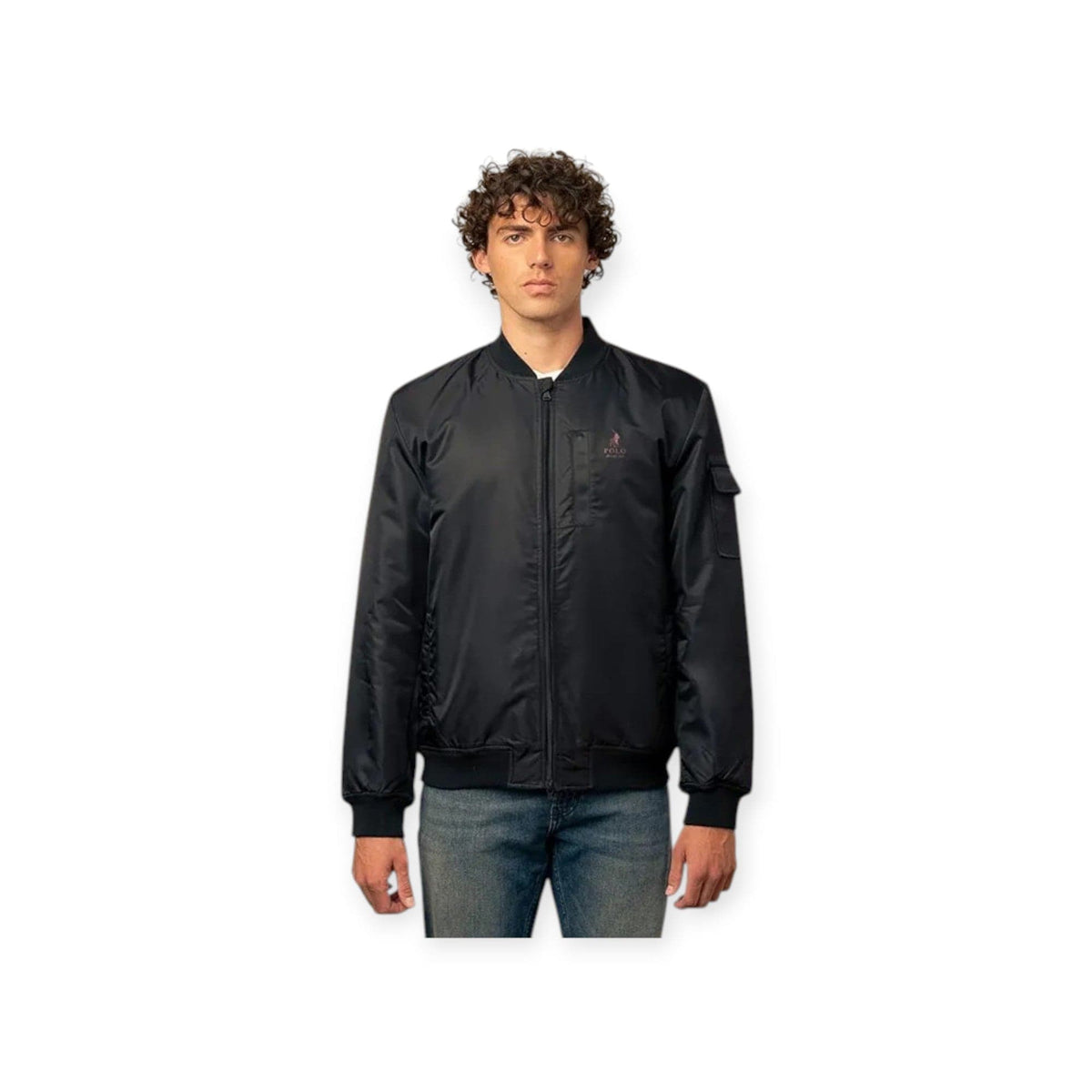 Polo Puffer Jacket Polo Jeans Co. Long Sleeve Bomber Jacket