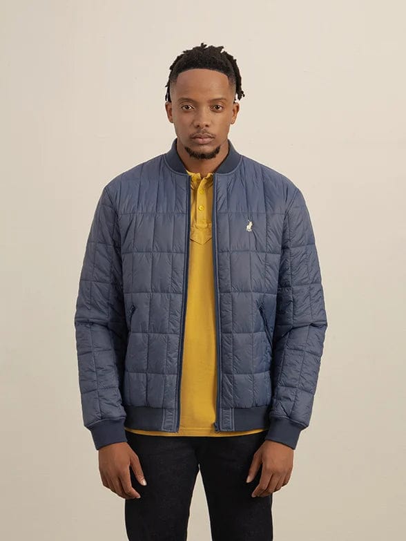 Polo Men s Long Sleeve Puffer Jacket Navy for Sale Lowest