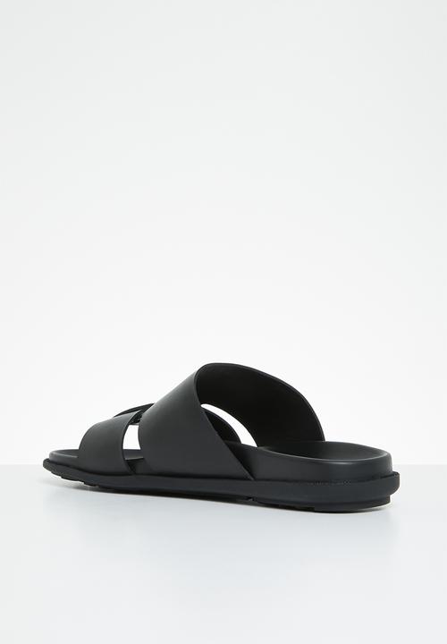 Polo Sandals Polo Double Strap Sandals Black (7682183135321)