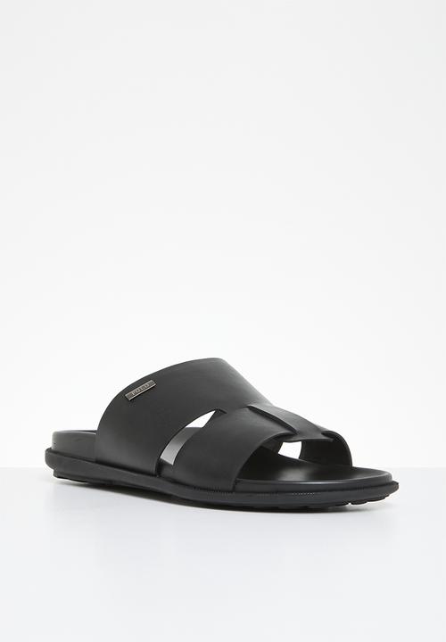 Polo Sandals Polo Double Strap Sandals Black (7682183135321)