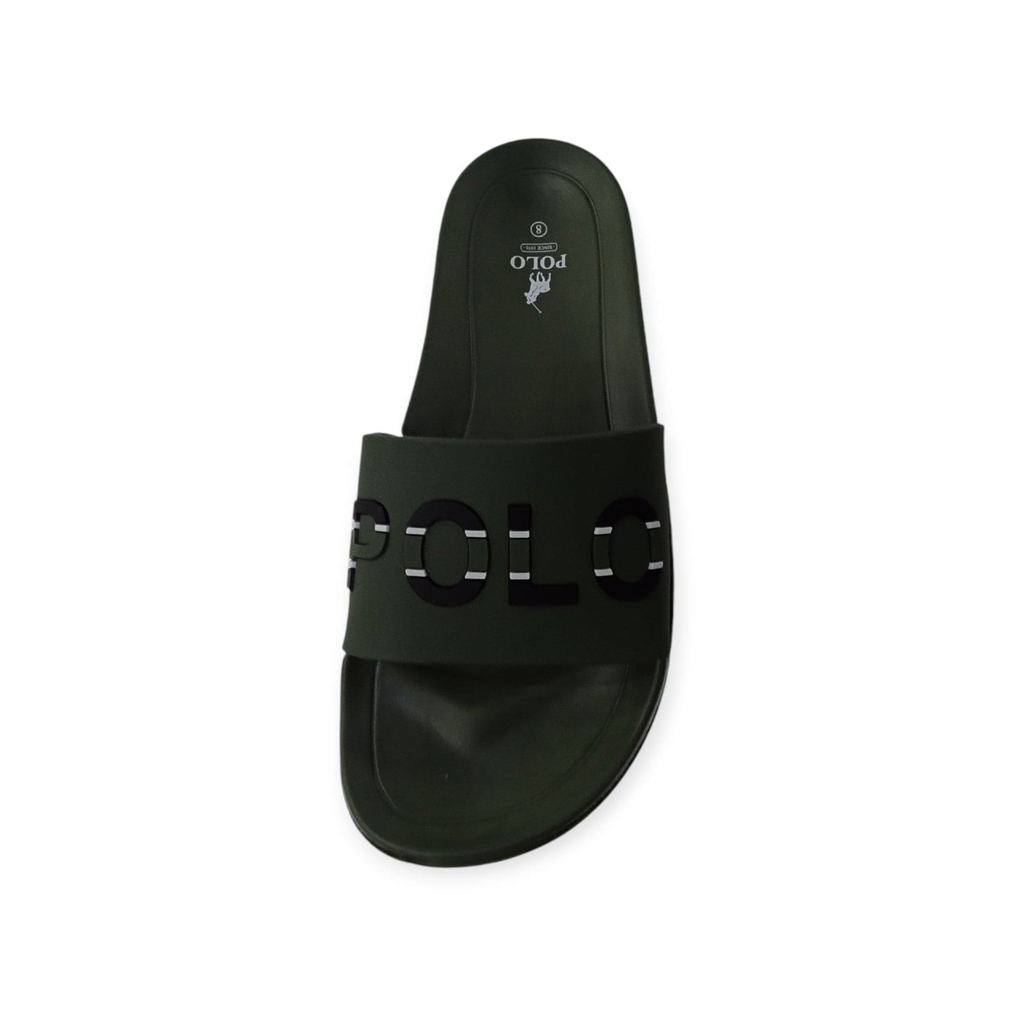 Polo Sandals Polo Men's Pool Slide Olive (7810859171929)
