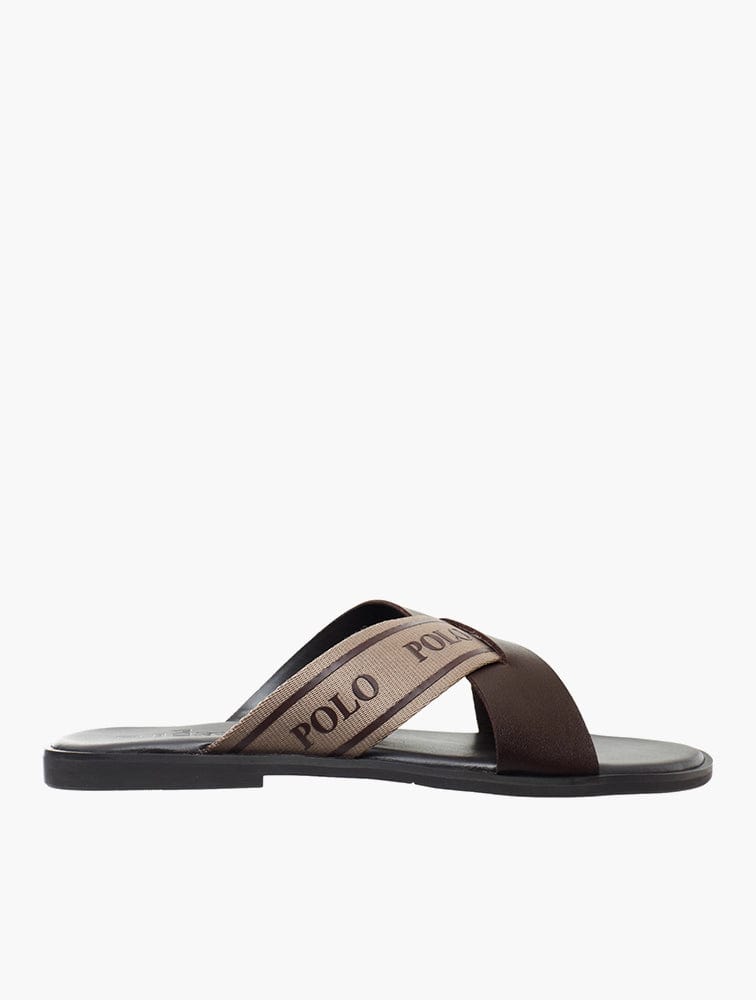 Polo Sandals Polo Petersham Leather Sandals Brown (7682181824601)