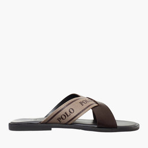 Polo Sandals Polo Petersham Leather Sandals Brown (7682181824601)