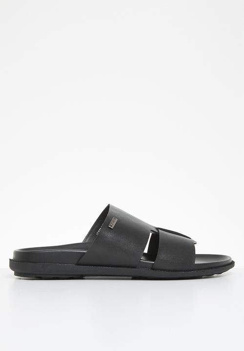 Polo Sandals Polo Double Strap Sandals Black (7682183135321)