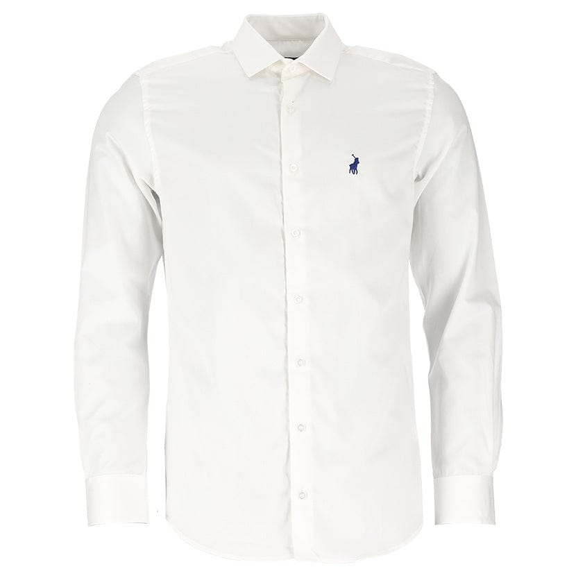 Polo Shirts Polo Custom Fit Greig Mens Shirt White (7525988302937)
